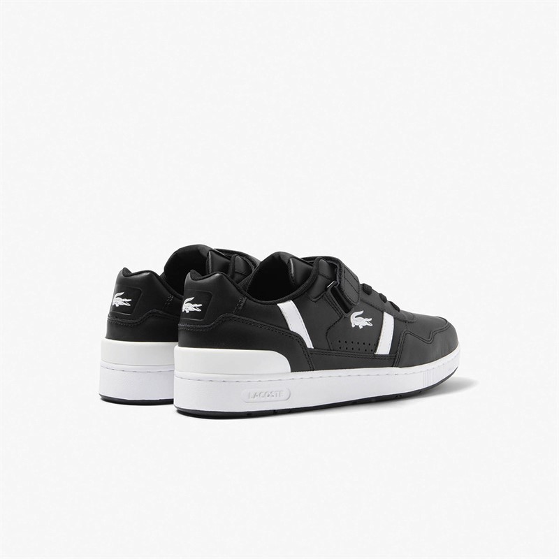 Lacoste Mens T-Clip VLC Trainers Black/White