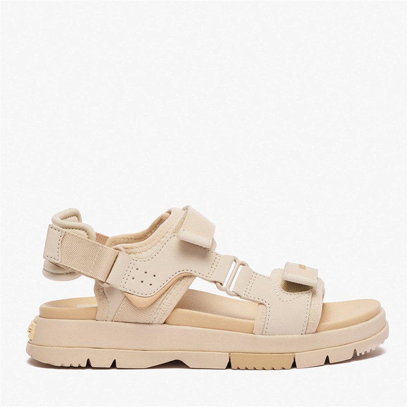 Lacoste Womens Suruga Premium Sandals Off White/Light Brown