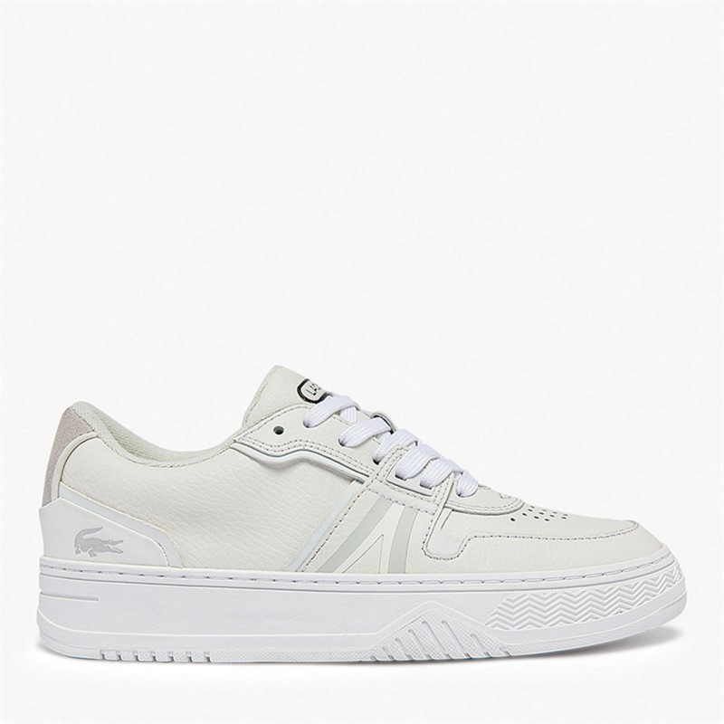 Lacoste Womens L001 Trainers White/Off White