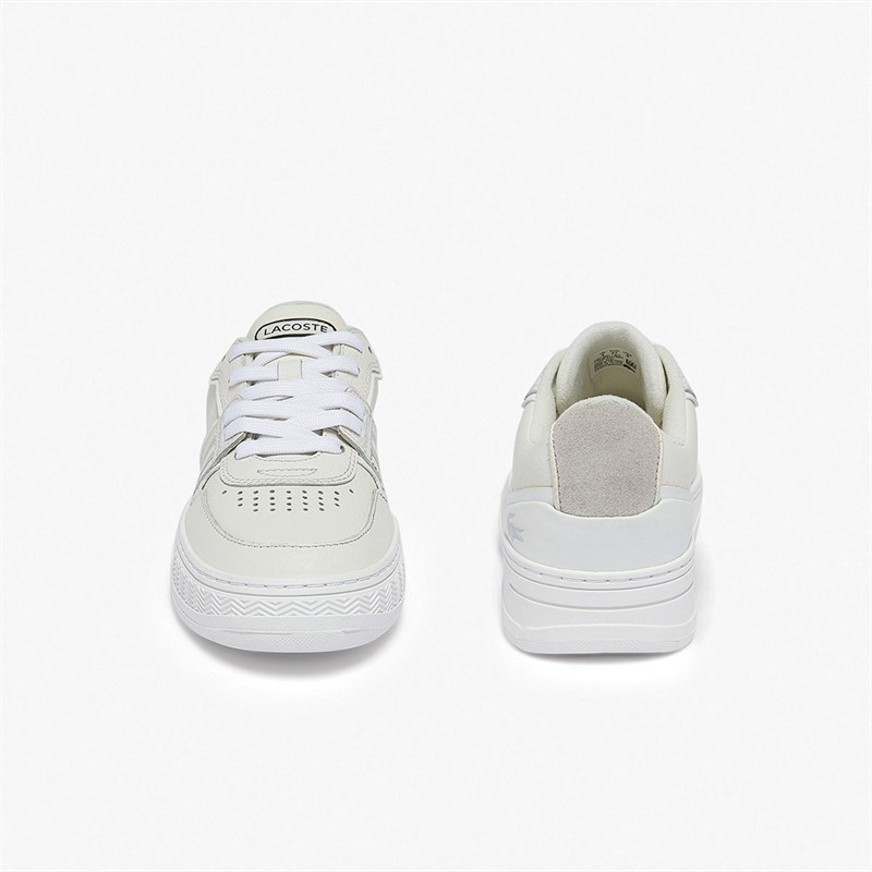 Lacoste Womens L001 Trainers White/Off White