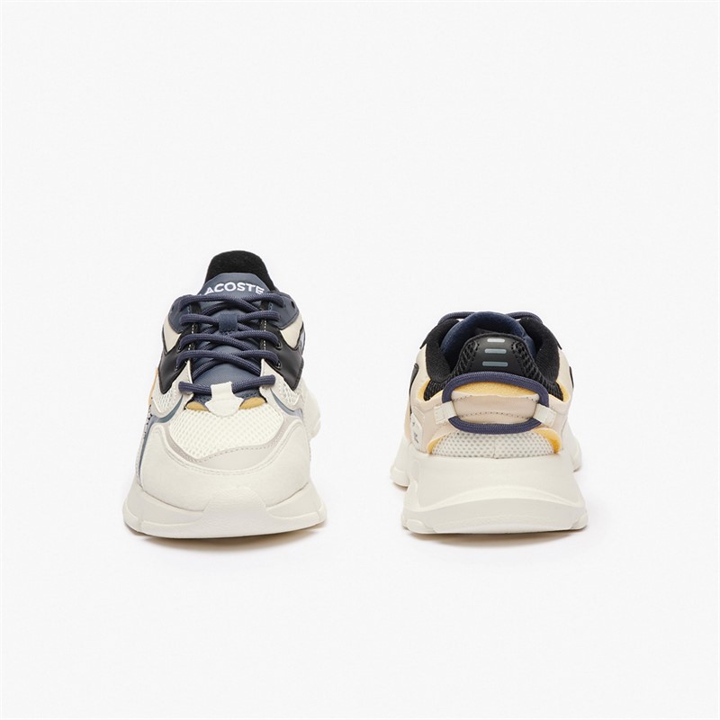 Lacoste Junior L003 Neo Trainers Off White/Black