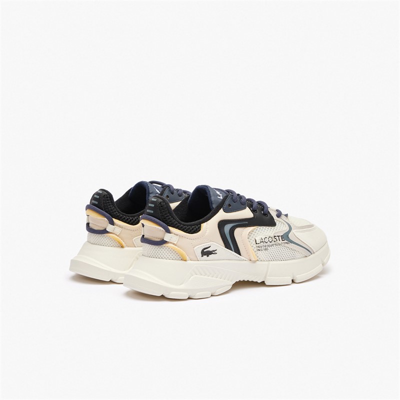 Lacoste Junior L003 Neo Trainers Off White/Black