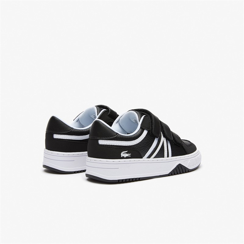 Lacoste Kids L001 Trainers Black/White