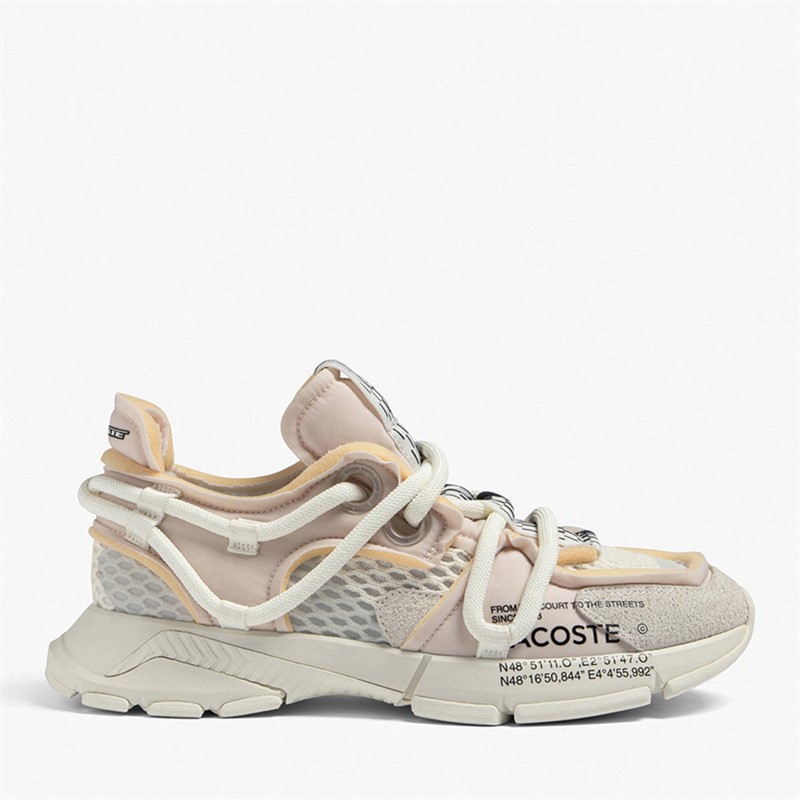 Lacoste Mens L003 Active Runway Trainers Off White/Off White