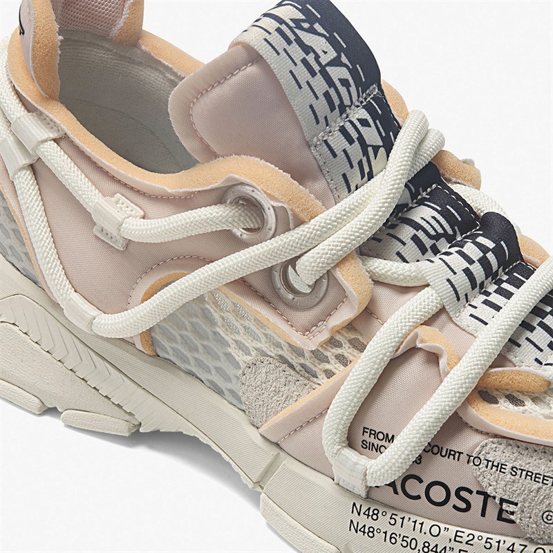 Lacoste Mens L003 Active Runway Trainers Off White/Off White