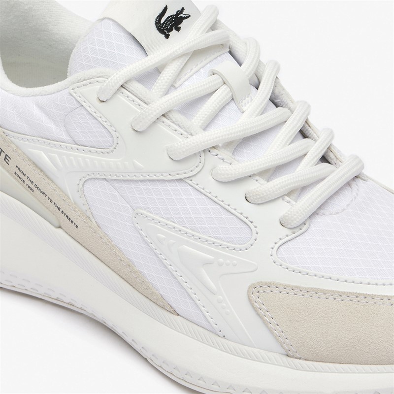 Lacoste Womens L003 Evo Trainers White/White