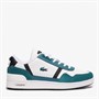 Lacoste Mens T-Clip Trainers White/Dark Green