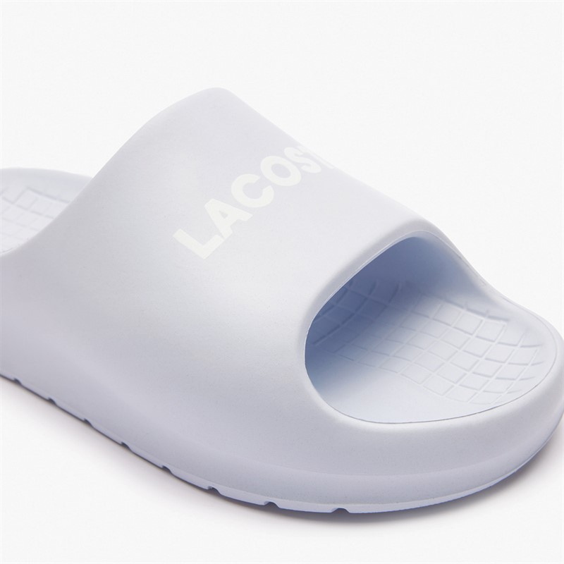 Lacoste Womens Serve Slides 2.0 Light Blue/Light Blue