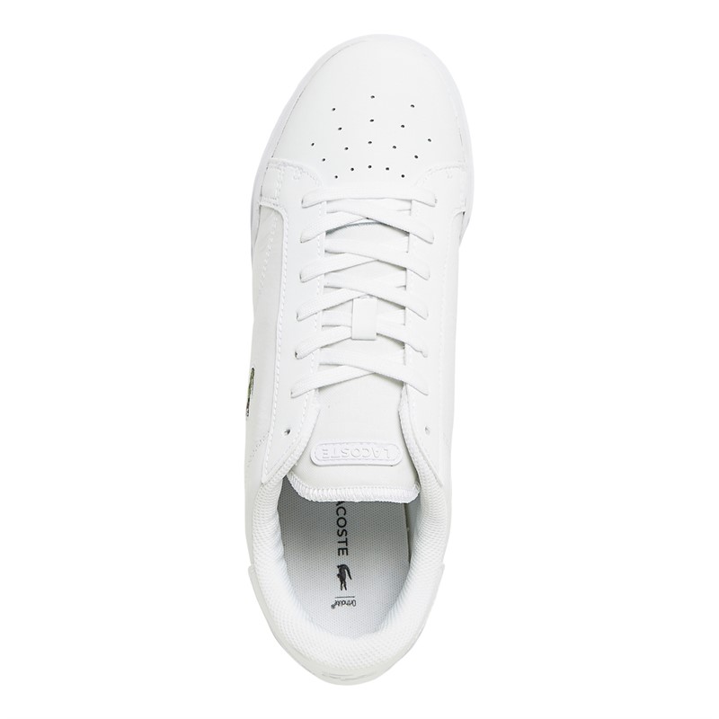 Lacoste Mens Twin Serve Trainers White/White