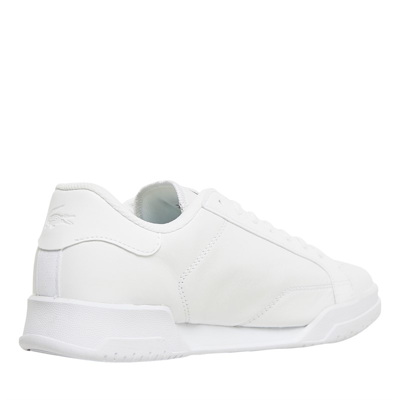 Lacoste Mens Twin Serve Trainers White/White