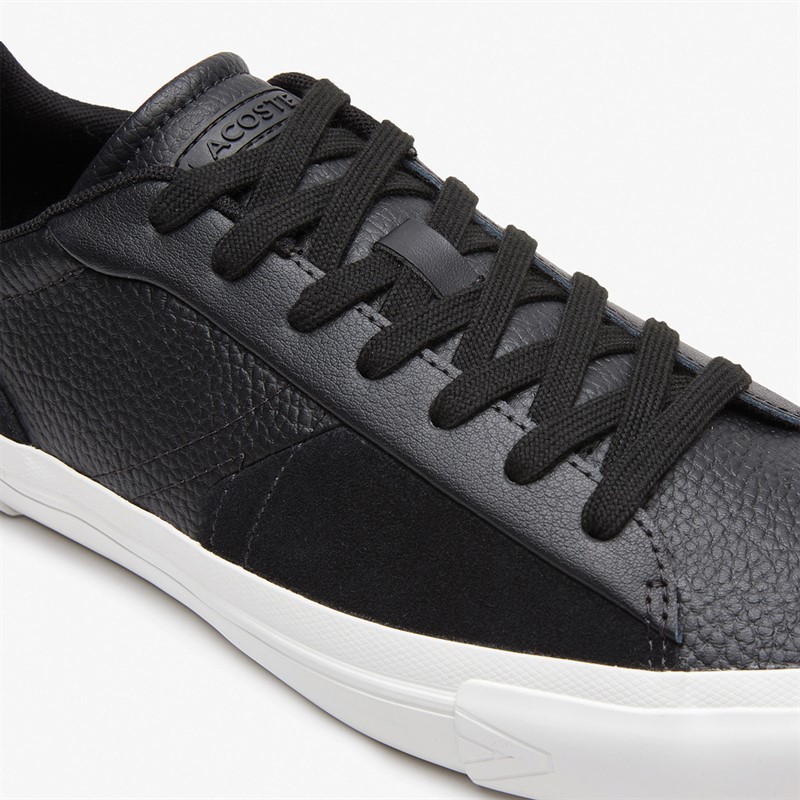 Lacoste Mens L006 Trainers Black/White