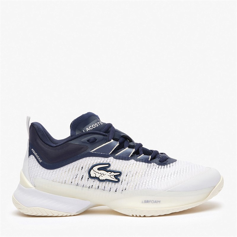 Lacoste Womens AG-LT23 Ultra Tennis Shoes White/Navy