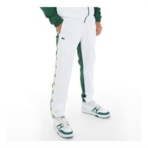 Lacoste Mens Joggers White/Green