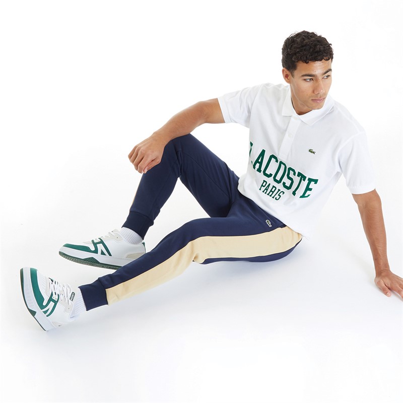 Lacoste Mens Joggers Navy Blue/Croissant