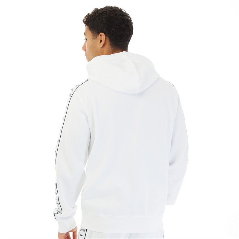 Lacoste Mens Hoodie White