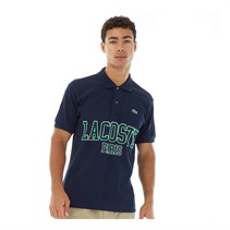 Lacoste Mens Polo Navy Blue