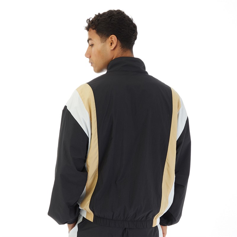 Lacoste Mens Jacket Black/Croissant/Flour