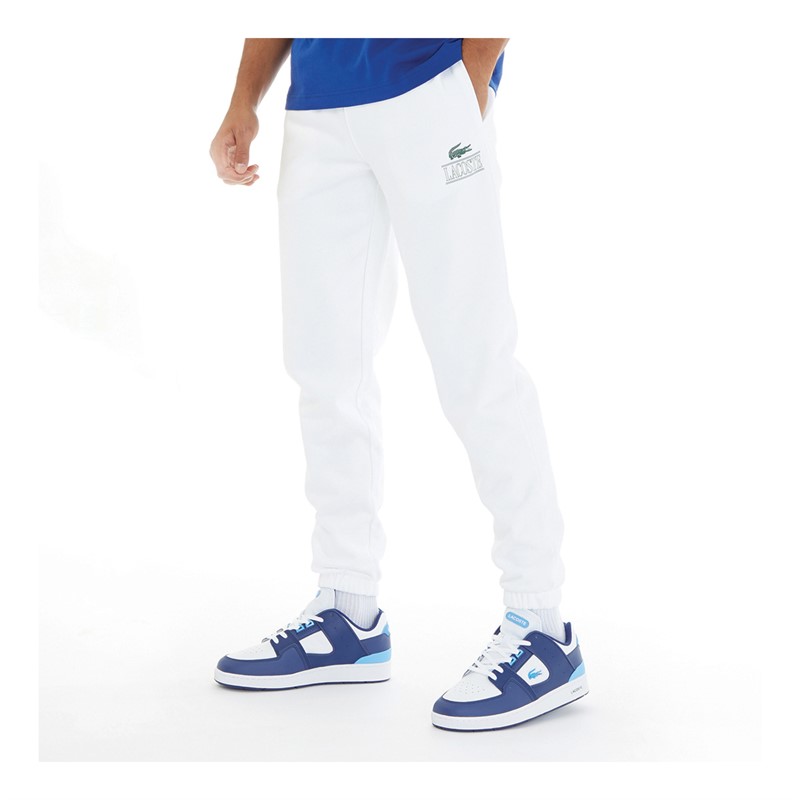 Lacoste Mens Joggers White