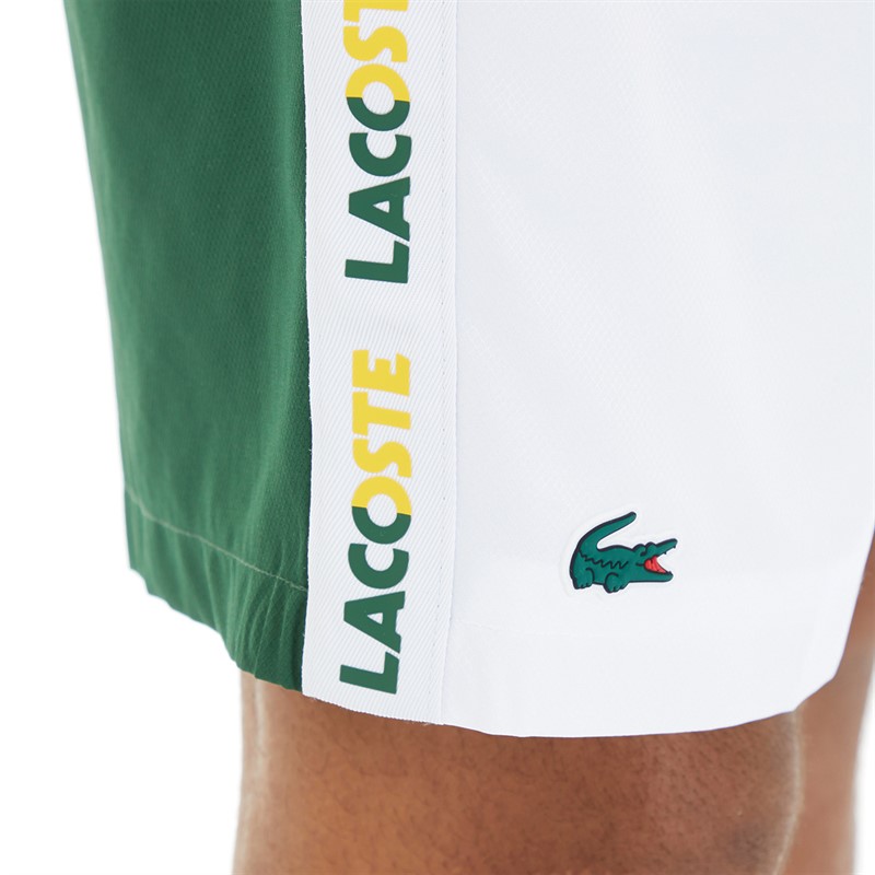 Lacoste Mens Shorts White/Green