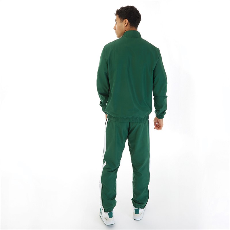 Lacoste Mens Tracksuit Green/White