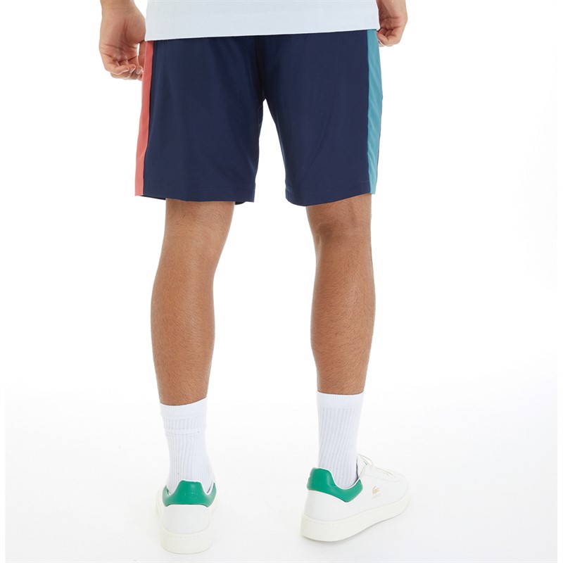 Lacoste Mens Shorts Navy Blue/Hydro/Sierra Red