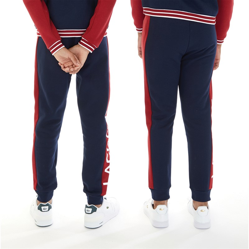 Lacoste Kids Joggers Navy Blue/Ora