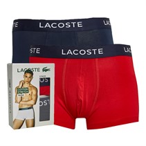 Lacoste Mens Two Pack Boxer Trunks 551