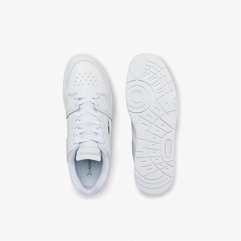 Lacoste Mens Court Cage Trainers White/White