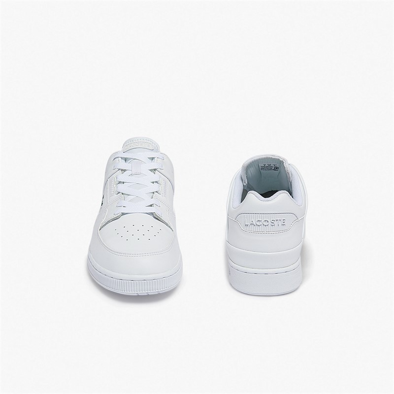 Lacoste Mens Court Cage Trainers White/White