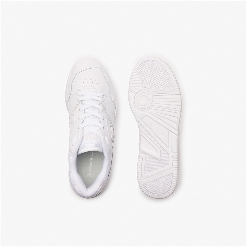 Lacoste Mens Lineshot Trainers White/White