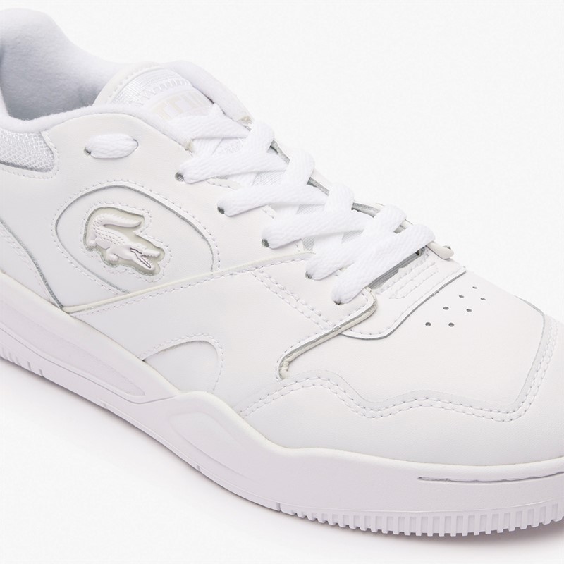 Lacoste Mens Lineshot Trainers White/White