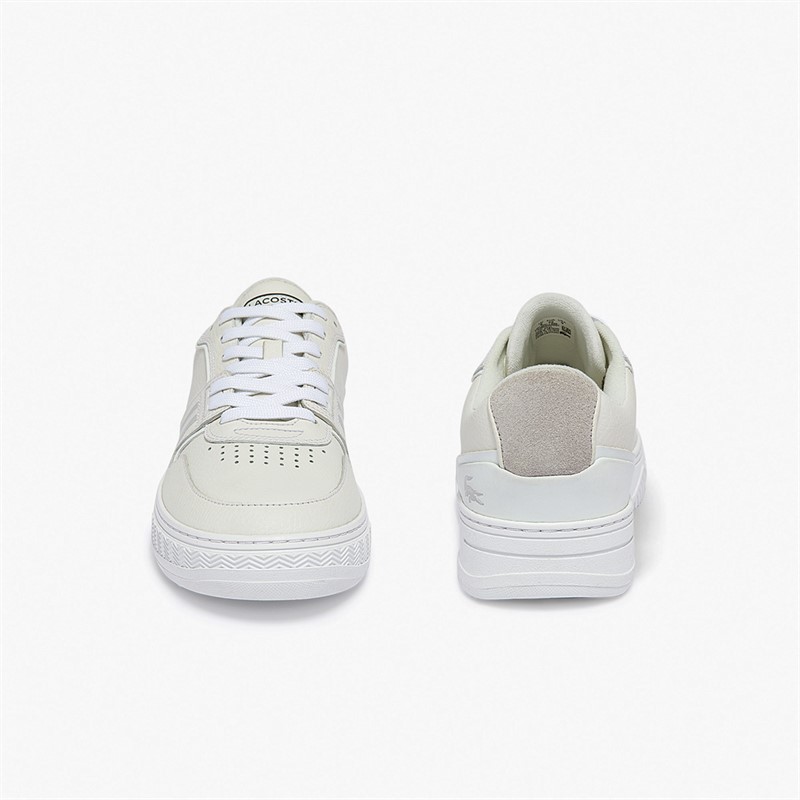 Lacoste Mens L001 Trainers White/Off White