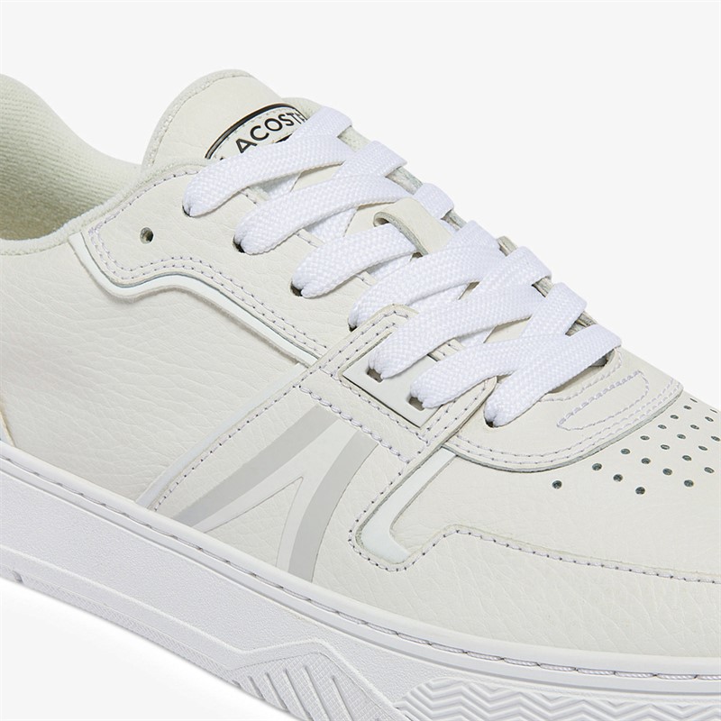 Lacoste Mens L001 Trainers White/Off White