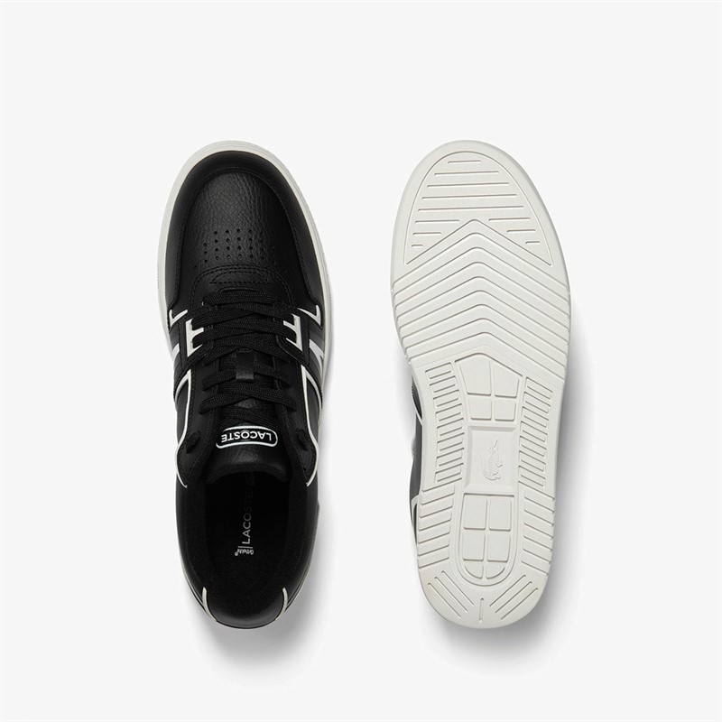 Lacoste Mens L001 Trainers Black/White