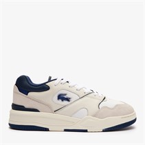 Lacoste Mens Lineshot Trainers White/Navy