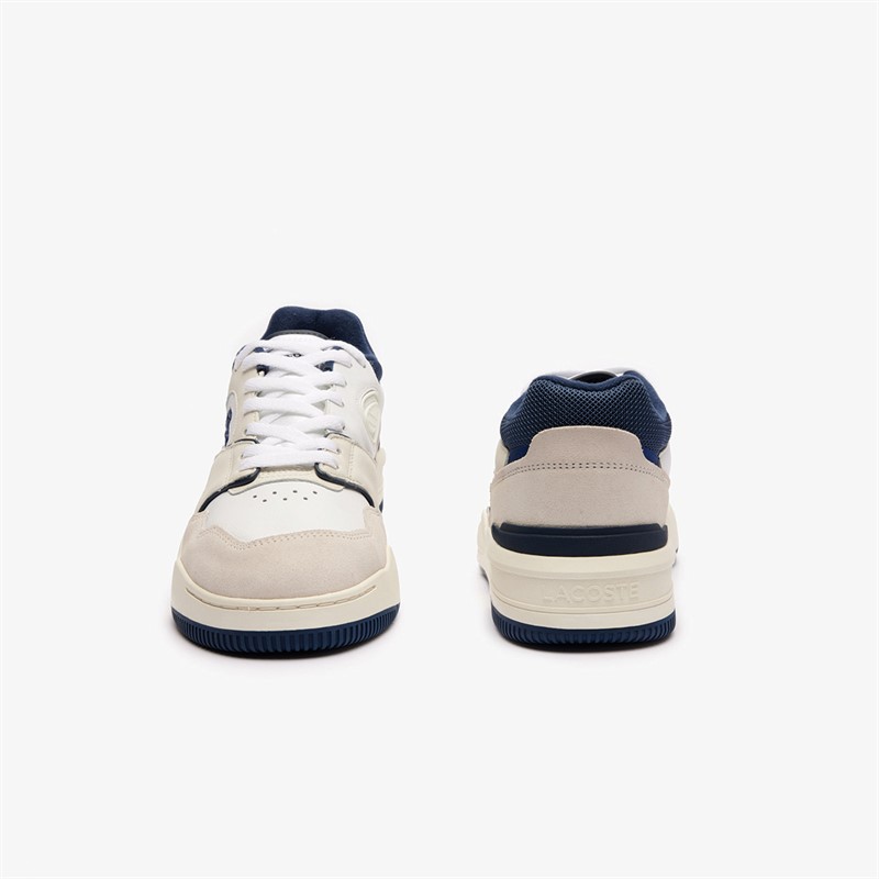 Lacoste Mens Lineshot Trainers White/Navy