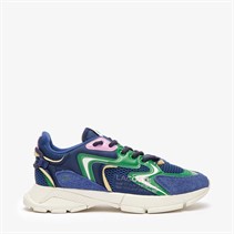 Lacoste Mens L003 Neo Trainers Blue/Green