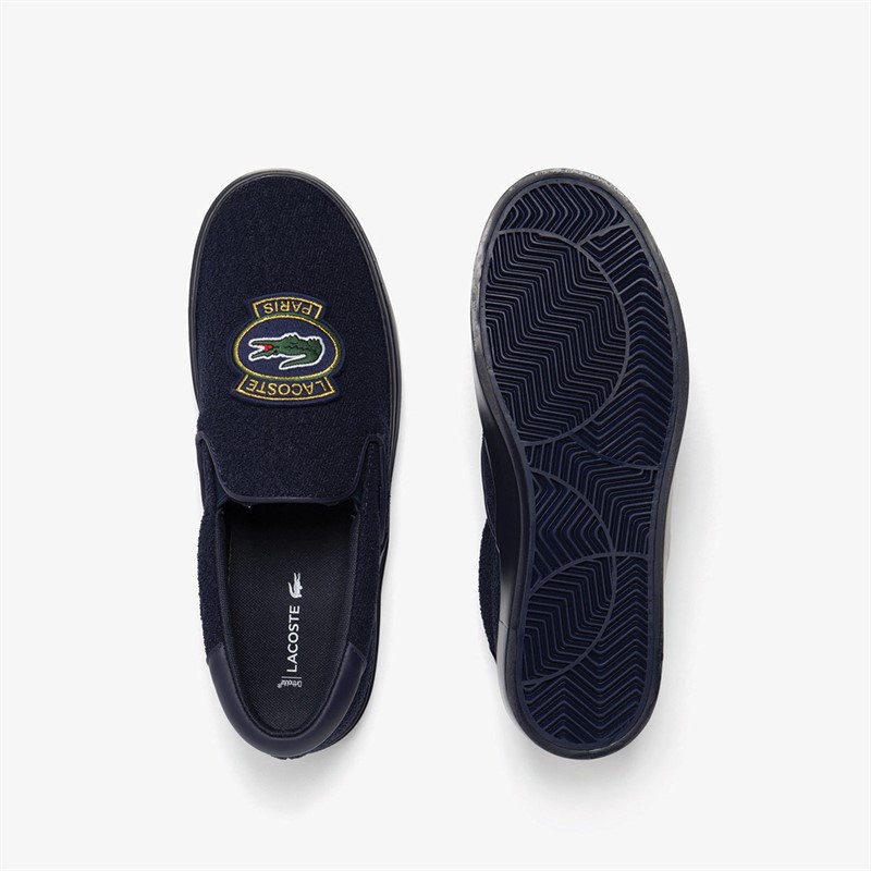 Lacoste Mens Jump Serve Slip Trainers Navy/Navy