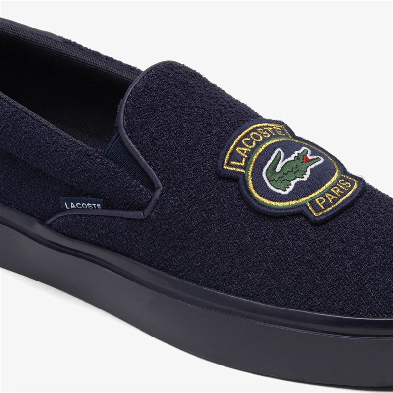 Lacoste Mens Jump Serve Slip Trainers Navy/Navy