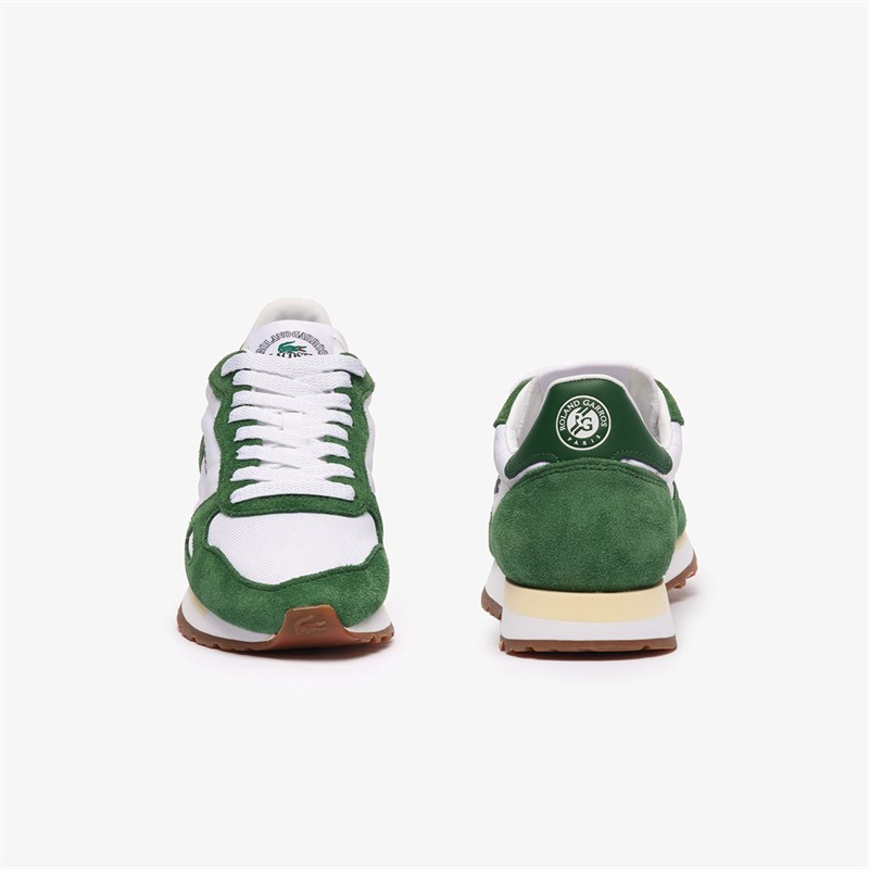 Lacoste Womens Partner 70s Roland Garros Trainers Off White/Green