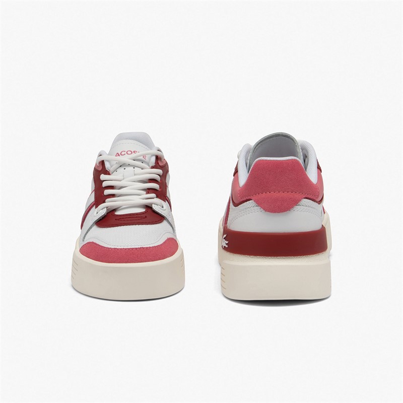 Lacoste Womens L002 Evo Trainers White/Pink