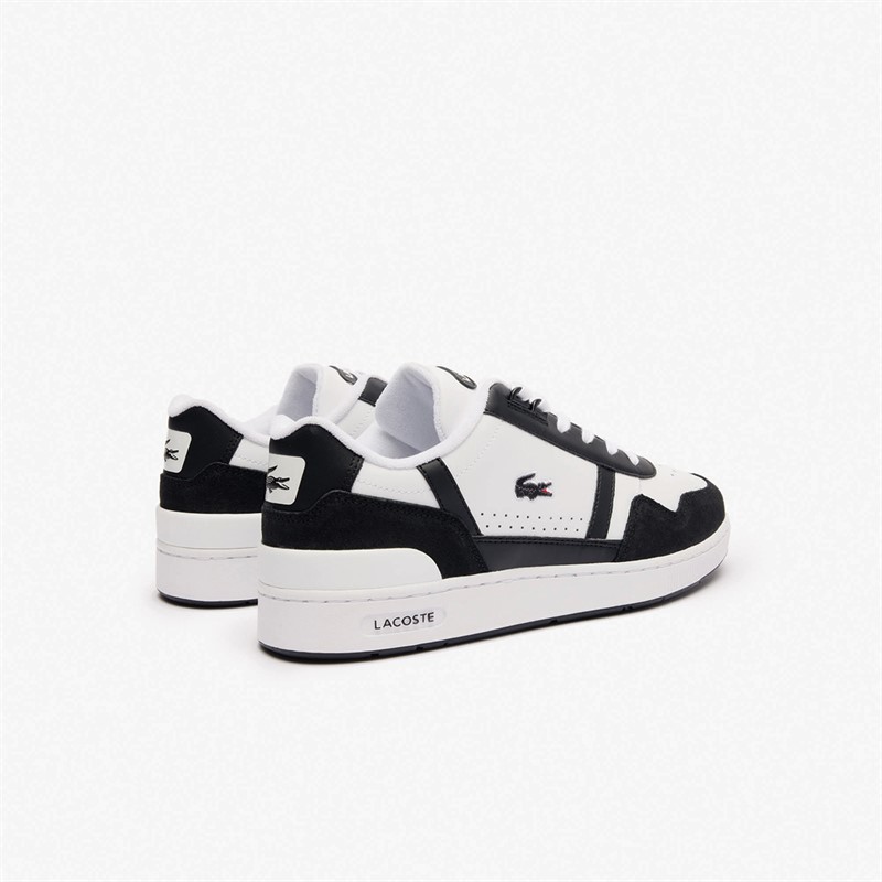 Lacoste Mens T-Slip Trainers White/Black