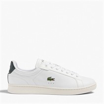 Lacoste Mens Carnaby Pro Trainers White/Dark Green