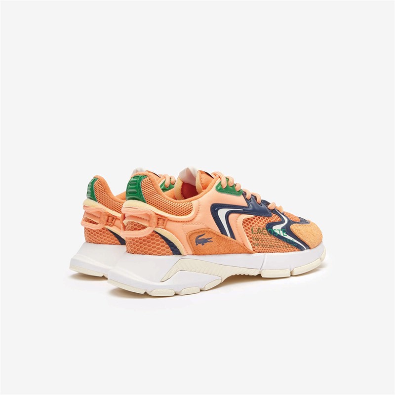 Lacoste Mens L003 Neo Trainers Orange/Navy