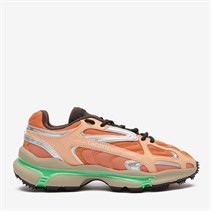 Lacoste Mens L003 2K24 Trainers Orange/Green