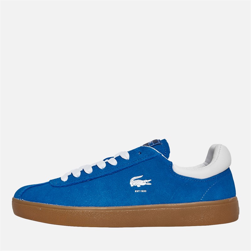 Lacoste Womens Baseshot Trainers Blue/Gum