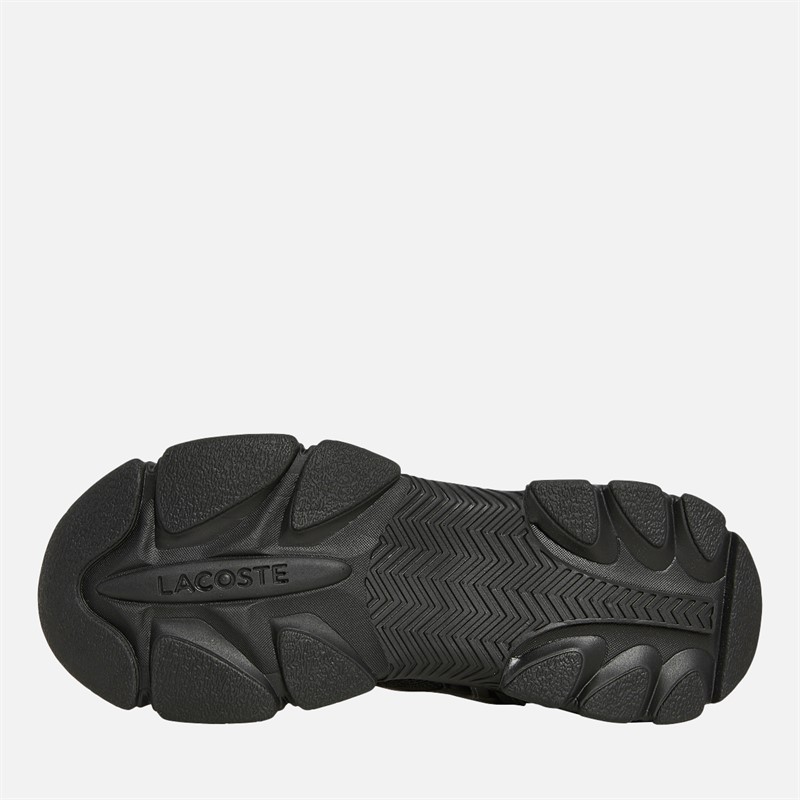 Lacoste Boys L003 Neo Trainers Black/Silver
