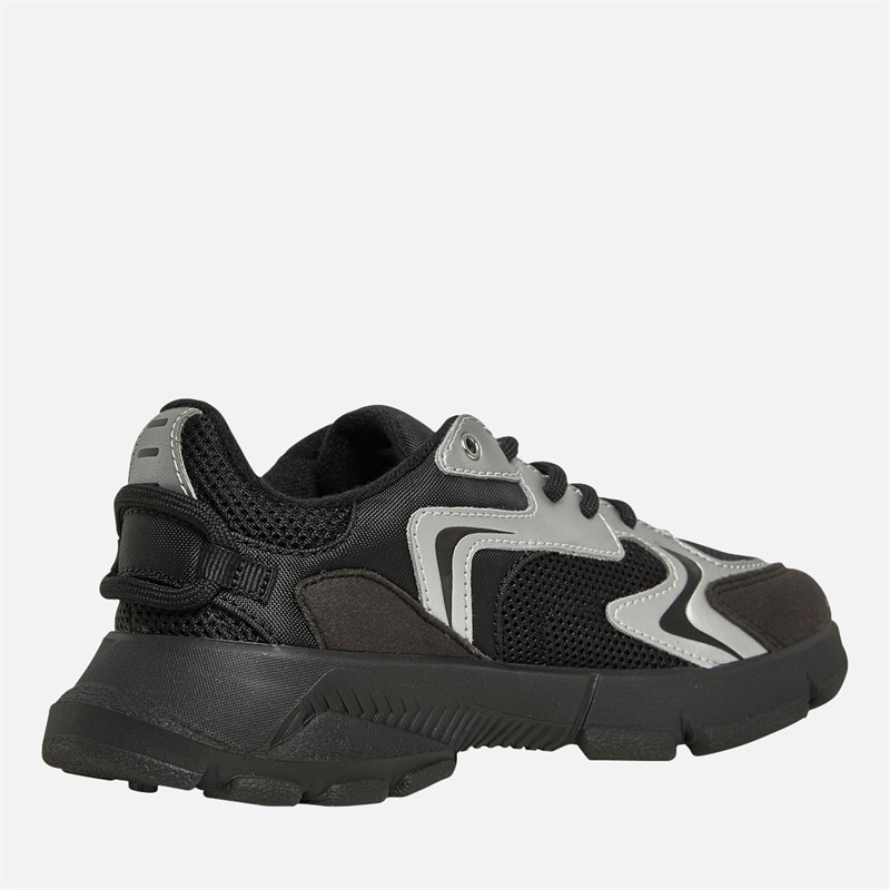 Lacoste Boys L003 Neo Trainers Black/Silver