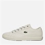 Lacoste Mens Backcourt Trainers Off White/Off White