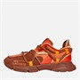 Lacoste Mens L003 Active Runway Trainers Orange/Brown